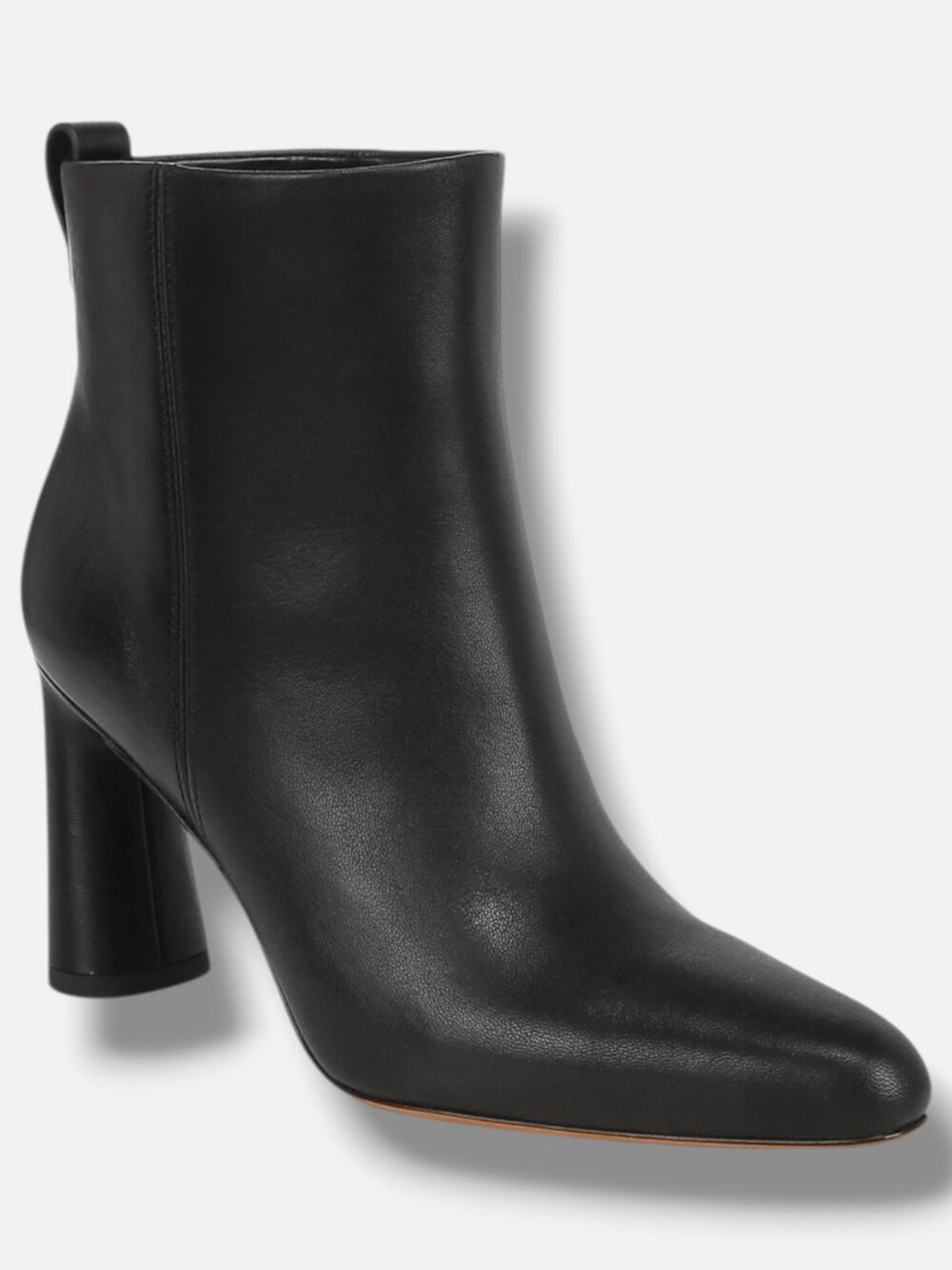 Vince Women's Black Hillside Pull-On High-Heel Booties Shoes Size 8M